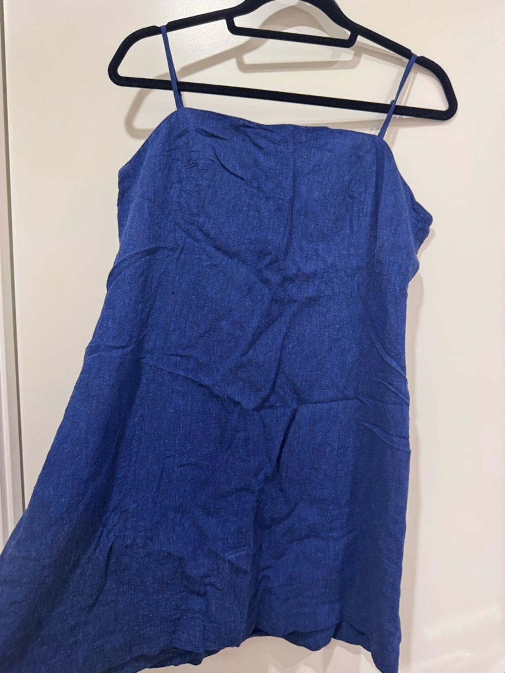 3/&50! GAP Royal Blue Spaghetti Strap Mini Dress